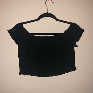 Scrunchie crop top